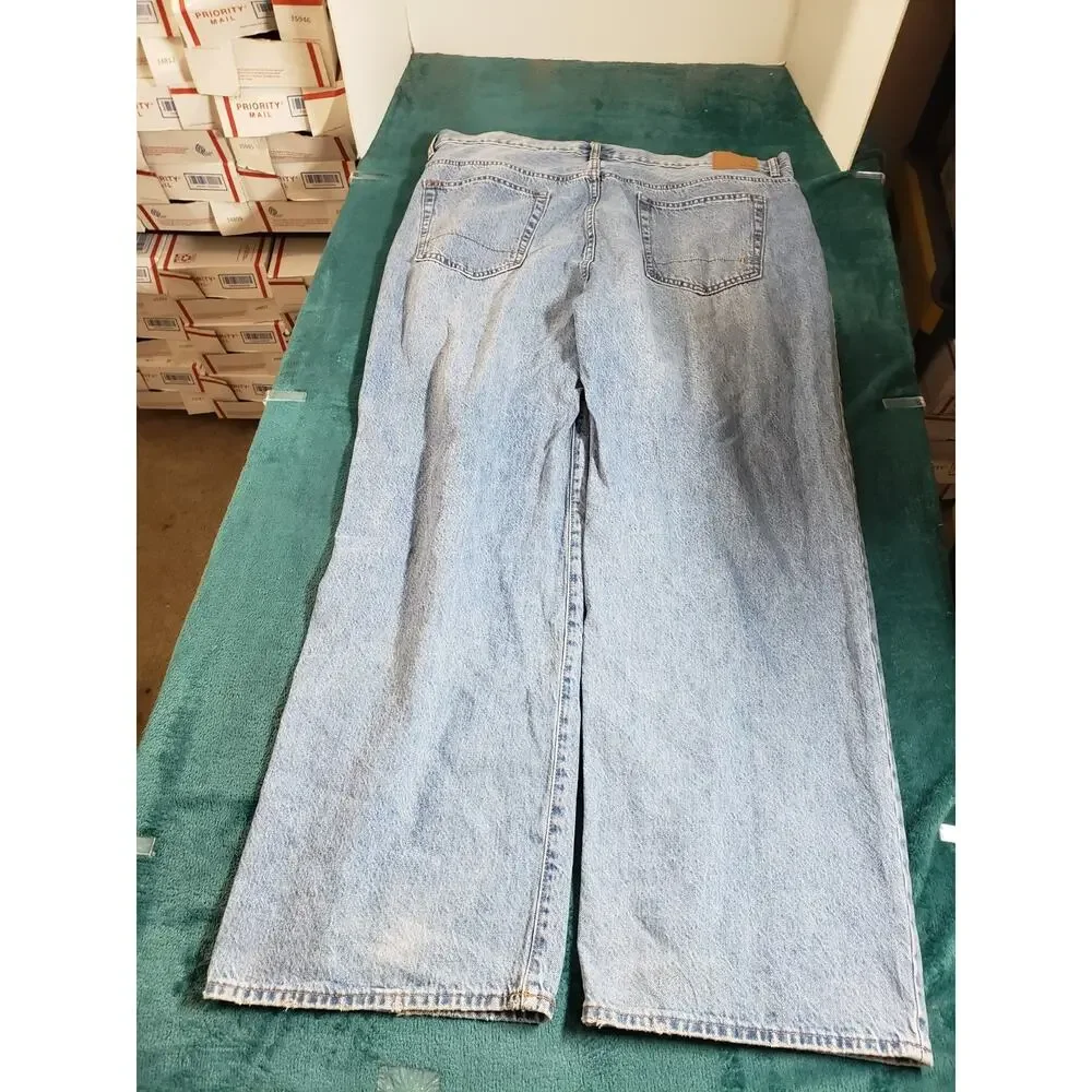 Aeropostale Jeans Size 40x32 Mens Blue Pants Stretch Mid Rise Relaxed Straight